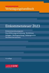 IDW, Veranlagungshandbuch Einkommensteuer 2023