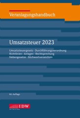 IDW, Veranlagungshandbuch Umsatzsteuer 2023